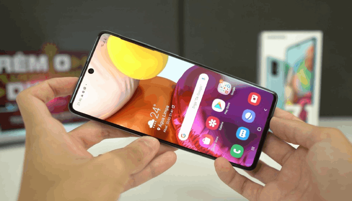 Cara Screenshot Samsung A71