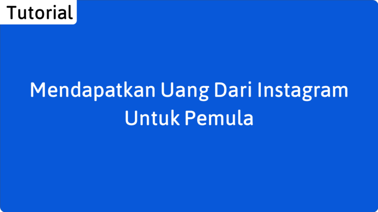 Mendapatkan Uang Dari Instagram Untuk Pemula Mendapatkan Uang Dari Instagram Untuk Pemula